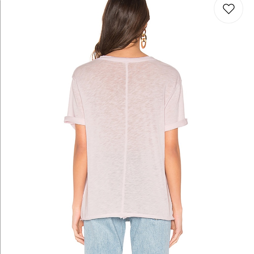 FREE PEOPLE t-shirt lavanderia milk - Picture 3 of 8